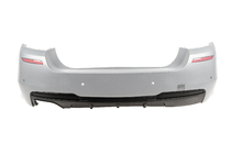 BMW 5 Series F10/F11 2010–2016 Rear bumper diffuser for single-side dual exhaust (for M-Performance) photo 1