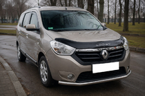 Dacia Lodgy 2012-2022 Front Bull Bar ST008 (Stainless Steel) photo 2