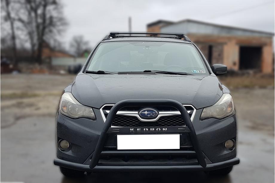 Subaru XV 2011-2017 Bull Bar F1-71 Black (Stainless Steel) Image