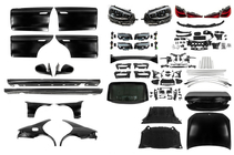 Mercedes S-class W221 2005-2013 W223 facelift conversion kit with door handles and trim inserts (without bumpers) photo 1