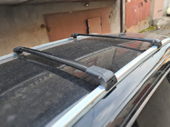 Audi Q7 2005-2015 Roof rack (cross bars) for integrated roof rails lockable WingCarrier V2 (2 pcs) Black photo 1