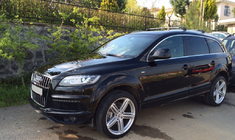 Audi Q7 2005-2015 Roof rack (cross bars) for integrated roof rails lockable WingCarrier V2 (2 pcs) Black photo 21