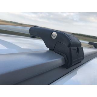 Roof rack (cross bars) for integrated roof rails lockable WingCarrier V2 (2 pcs) Renault Lodgy 2013-2022 photo 2