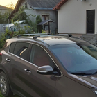 Kia Sportage 2015-2021 Roof rack (cross bars) for integrated roof rails lockable WingCarrier V2 (2 pcs) Gray photo 17