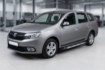 Renault Logan MCV 2013-2022 Side Steps Sunrise (2 pcs, Aluminum) photo 1