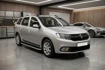 Renault Logan MCV 2013-2022 Side Steps Tayga Grey (2 pcs, Aluminum) photo 1