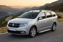 Renault Logan MCV 2013-2022 Side Steps Allmond Grey (2 pcs, Aluminum) photo 1