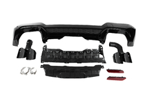 BMW X3 G01 2018- Rear diffuser with exhaust tips (for F97/M-Sport 2022-2024) photo 1