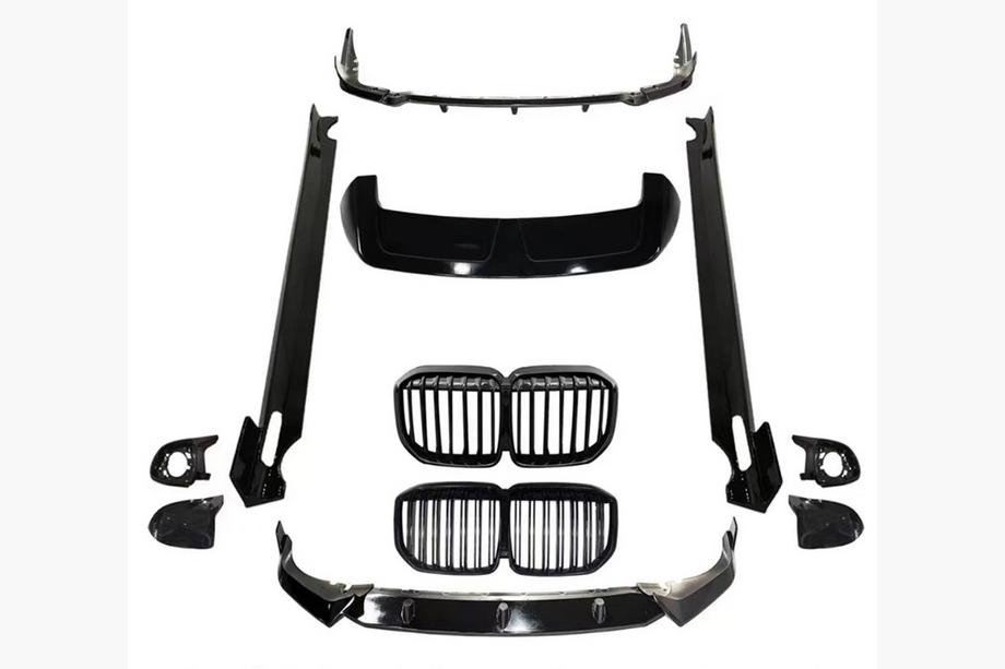 BMW X7 G07 2019- Warrior Black Body Kit Set (for M-Sport 2018-2022) Image