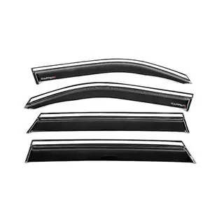 Window wind deflectors with chrome trim EuroCap (set of 4) photo 1