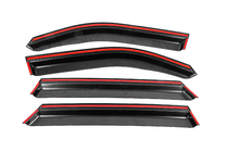 Renault Duster 2024- Window wind deflectors with chrome trim EuroCap (set of 4) photo 5