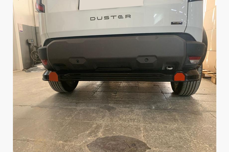 Renault Duster 2024- Rear Diffuser EuroCap (ABS, Gloss) Image