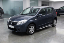 Dacia Sandero 2007-2013 Side Steps RedLine V1 (2 pcs, Aluminum) photo 1