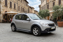 Dacia Sandero 2007-2013 Side Steps Duru (2 pcs, Aluminum) photo 1