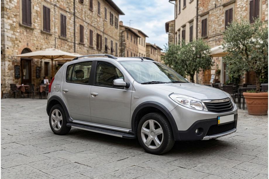 Dacia Sandero 2007-2013 Side Steps Duru (2 pcs, Aluminum) Image