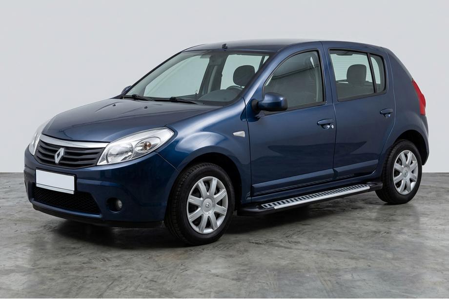 Renault Sandero 2007-2013 Side Steps Line (2 pcs, Aluminum) Image