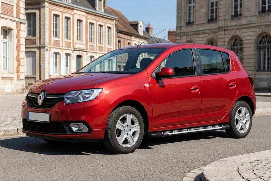 Dacia Sandero 2013-2020 Side Steps Sunrise (2 pcs, Aluminum) Image