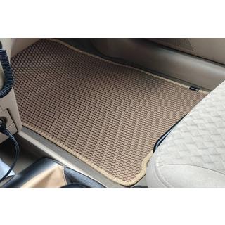 Rubber Floor Mats Carsuit (Beige) Chevrolet Aveo T250 2005-2011 photo 2