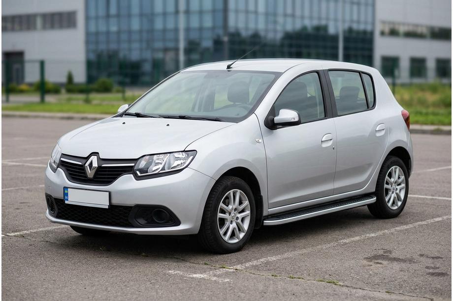 Dacia Sandero 2013-2020 Side Steps Tayga (2 pcs, Aluminum) Image