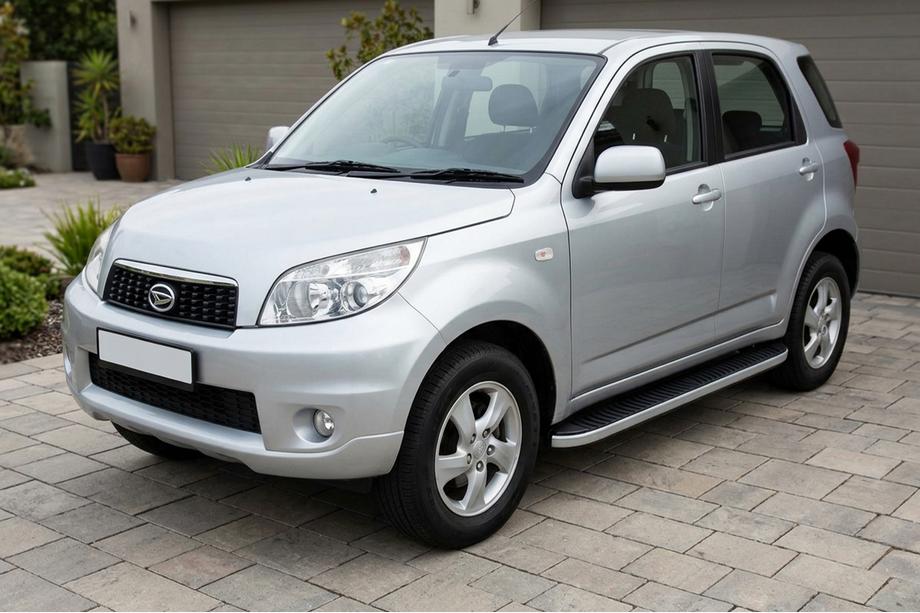 Daihatsu Terios 2006-2017 Side Steps Tayga Grey (2 pcs, Aluminum) Image
