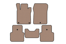 Acura TLX 2014-2020 Rubber floor mats Carsuit (SD, beige) photo 1