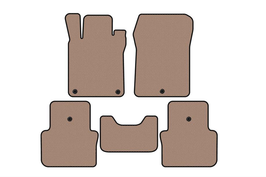 Acura TLX 2014-2020 Rubber floor mats Carsuit (SD, beige) Image