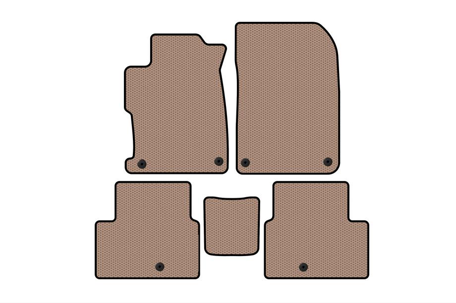 Acura ILX 2012-2022 Rubber floor mats Carsuit (2012-2015, beige) Image