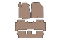 Acura MDX 2007-2013 Rubber floor mats Carsuit (3 rows, beige) photo 1