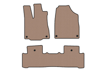 Acura MDX 2013-2020 Rubber floor mats Carsuit (2 rows, beige) photo 1