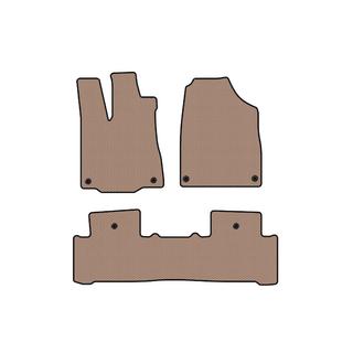 Rubber floor mats Carsuit (2 rows, beige) Acura MDX 2013-2020 photo 1