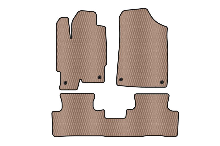 Acura RDX 2006-2012 Rubber Floor Mats Carsuit (Beige) Image