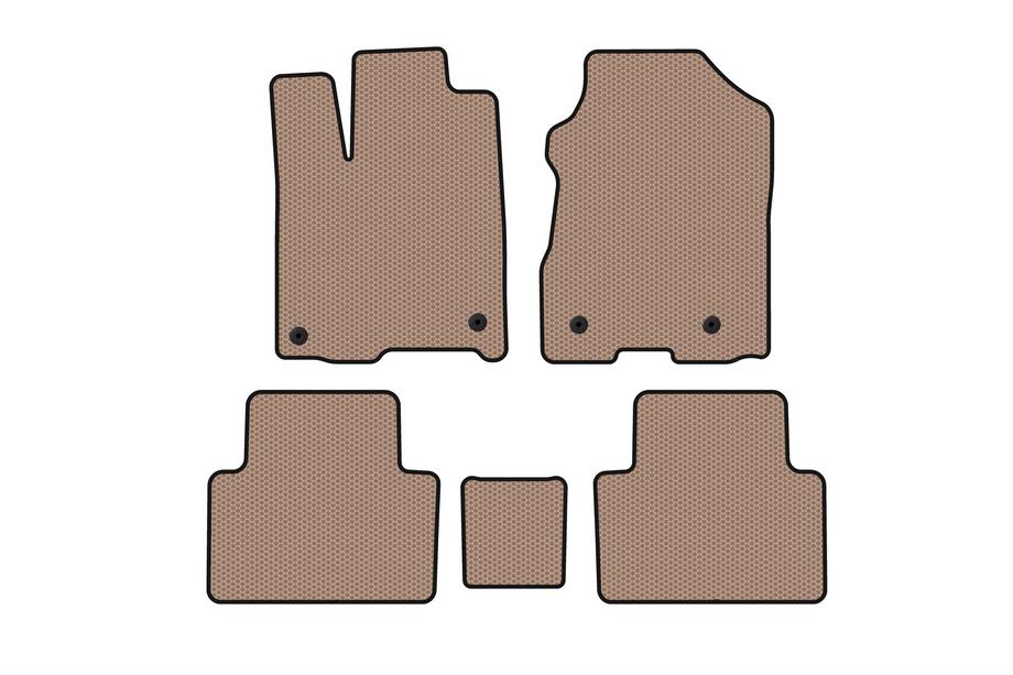 Acura RDX 2012-2018 Rubber Floor Mats Carsuit (Beige) Image