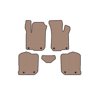 Rubber Floor Mats Carsuit (HB, Beige) Audi A3 1996-2003 photo 1