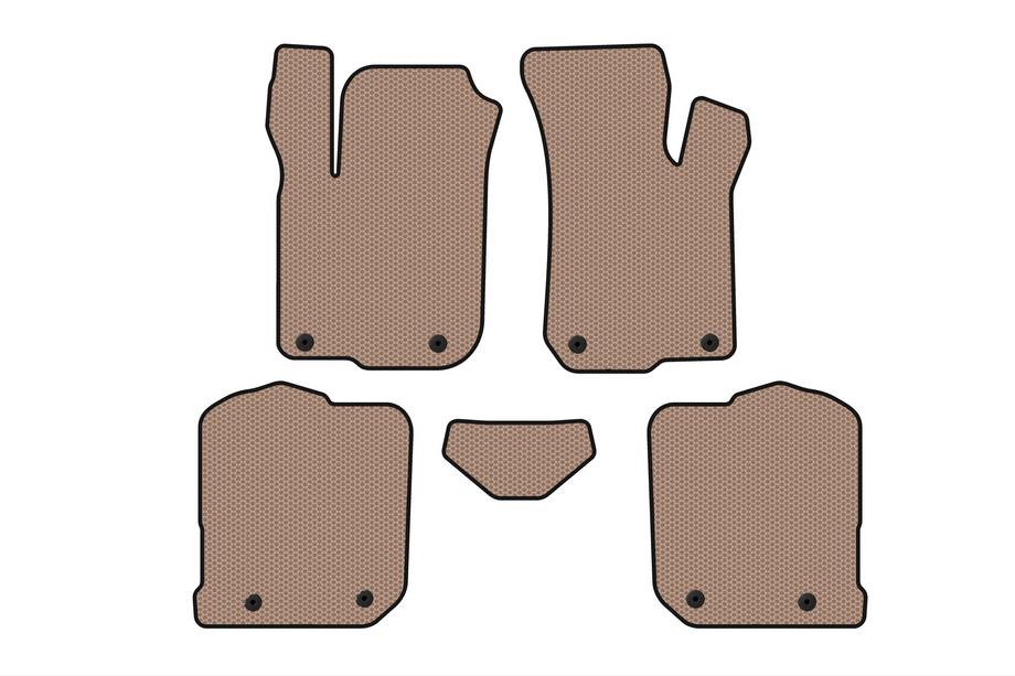 Audi A3 1996-2003 Rubber Floor Mats Carsuit (HB, Beige) Image