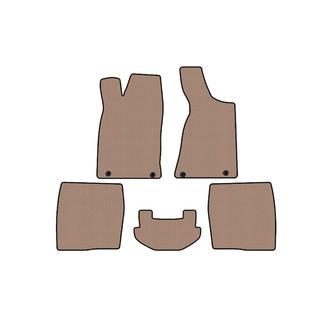 Rubber floor mats Carsuit (1987-1991, Sedan, beige) Audi 80/90 1987-1996 photo 1
