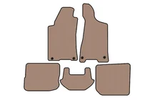 Audi 80/90 1987-1996 Rubber floor mats Carsuit (1991-1996, Sedan, beige) photo 1