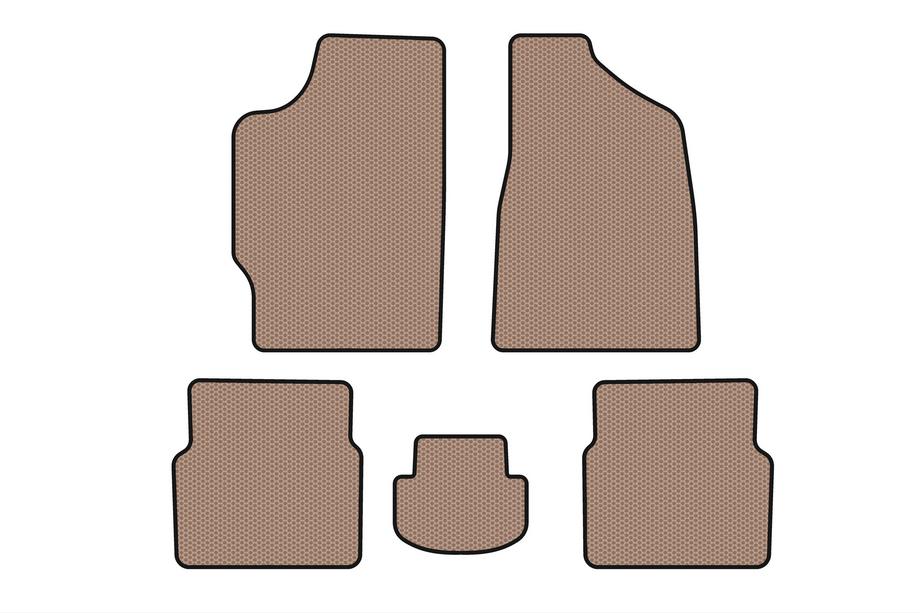 Audi 80 1978-1986 Carsuit rubber floor mats (Sedan, beige) Image