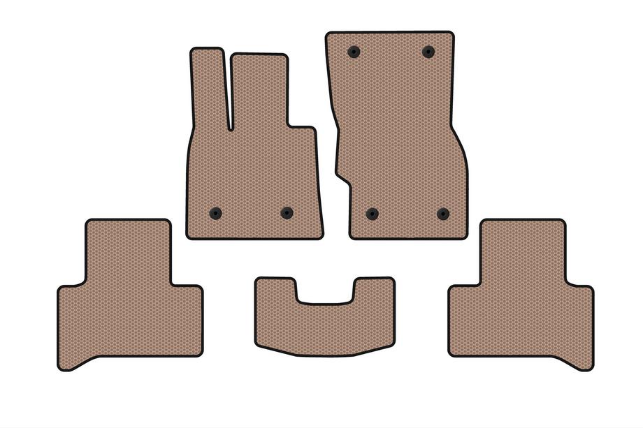 Alfa Romeo Stelvio 2016- Rubber Floor Mats Carsuit (Beige) Image
