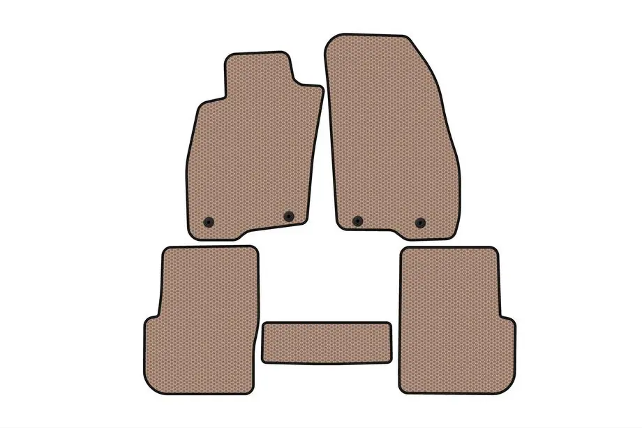 Alfa Romeo MiTo 2008-2018 Rubber Floor Mats Carsuit (Beige) Image