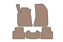 Alfa Romeo 159 2005–2011 Rubber Floor Mats Carsuit V-1 (Beige) photo 1