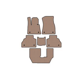 Rubber floor mats Carsuit (3 rows, beige) BMW X7 G07 2019- photo 1