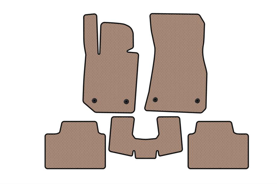 BMW 3 Series G20/G21 2018- Rubber Floor Mats Carsuit (Beige) Image