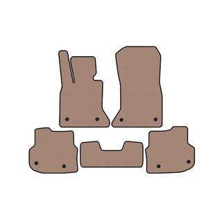 Rubber Floor Mats Carsuit 2010-2013 (Beige) BMW 5 Series F10/F11 2010–2016 photo 1