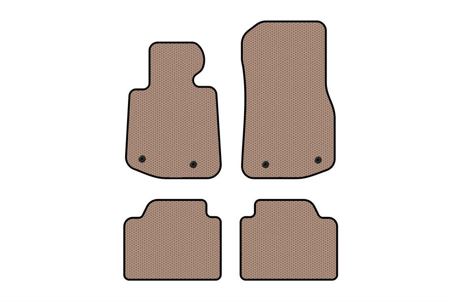 BMW 4 Series F32/F33/F36 2012-2020 Rubber Floor Mats Carsuit V2 (Beige) Image
