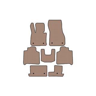 Rubber Floor Mats Carsuit (For F46, 2 Rows, Beige) BMW 2 Series Active Tourer F45/F46 2014-2021 photo 1