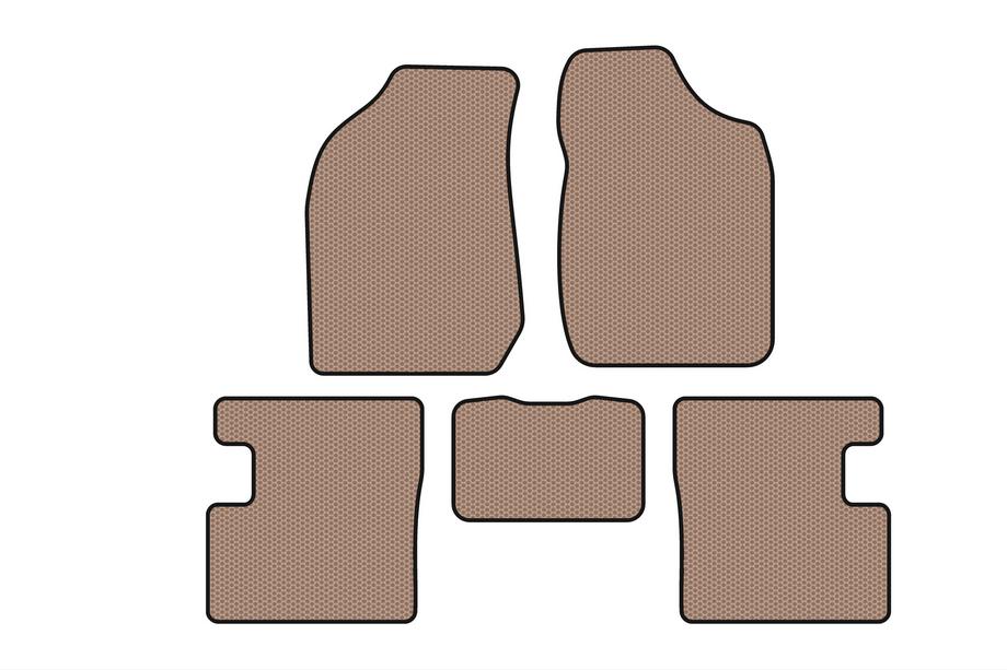 BYD F3 2005-2013 Rubber floor mats Carsuit (SD, beige) Image