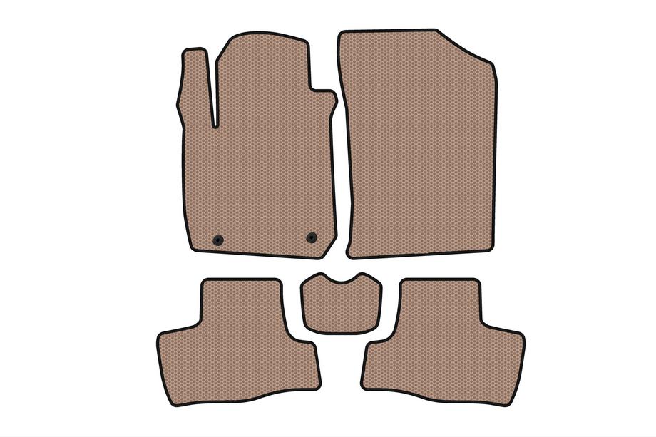 BYD F0 2008-2014 Rubber Floor Mats Carsuit (Beige) Image