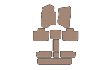 Cadillac Escalade 2007-2014 Rubber floor mats Carsuit (3 rows, beige) photo 1