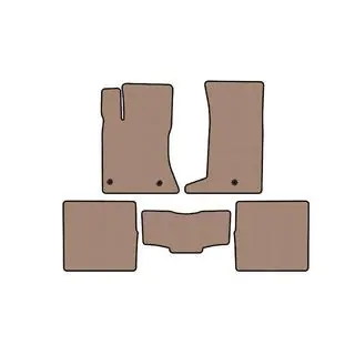 Rubber Floor Mats Carsuit (beige)