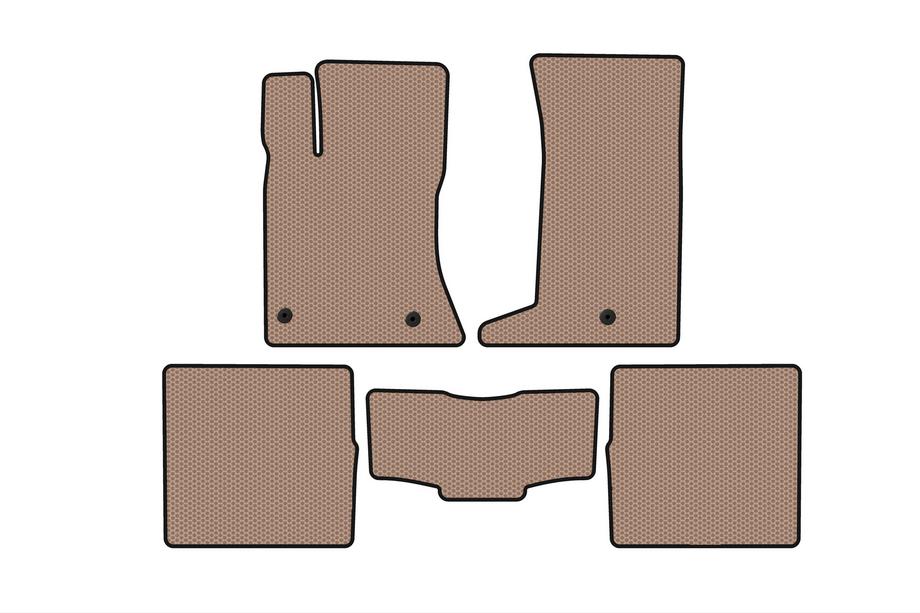 Cadillac SRX 2004-2009 Rubber Floor Mats Carsuit (beige) Image